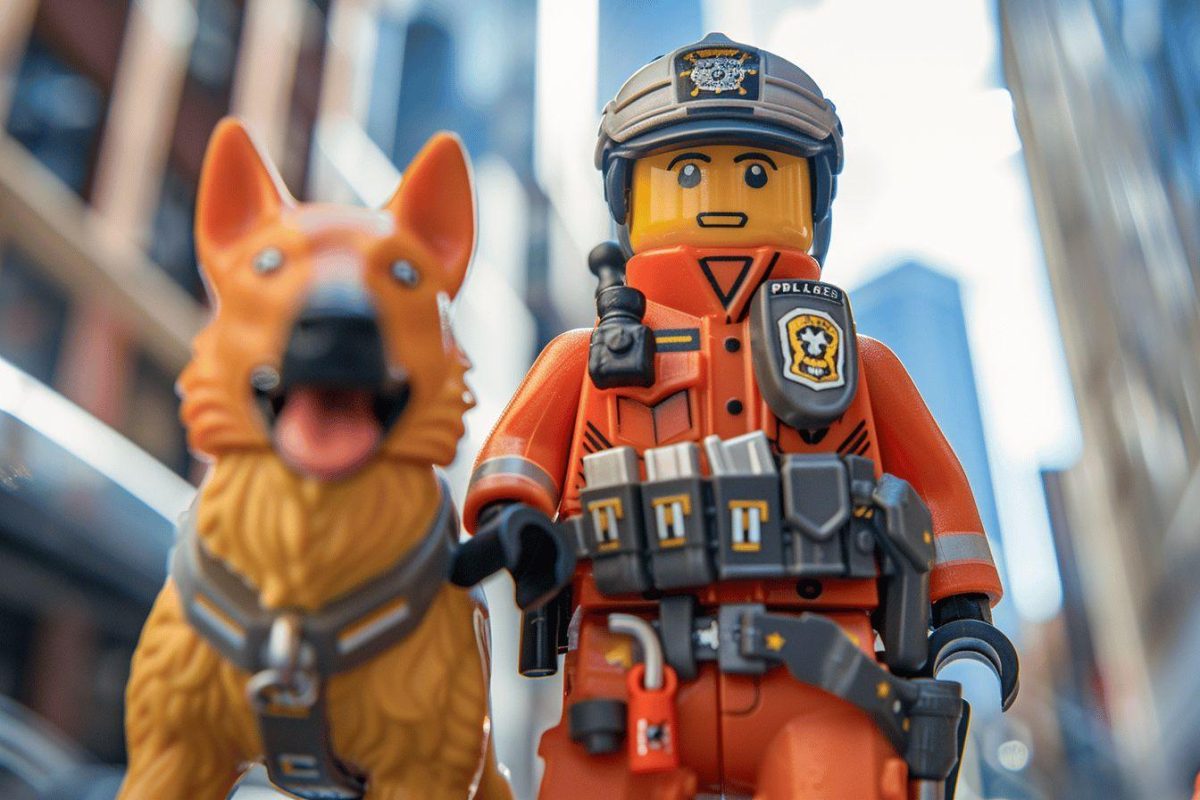 Découvrez l’ami canin du policier pour les histoires de forces spéciales playmobil !